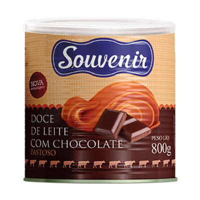 Doce de leite com chocolate 800g